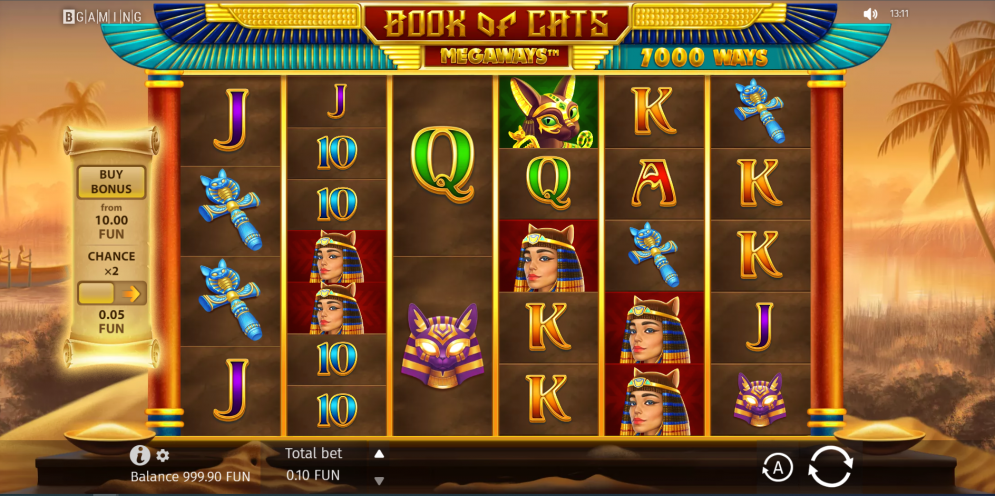 Book Of Cats Megaways Gameplay