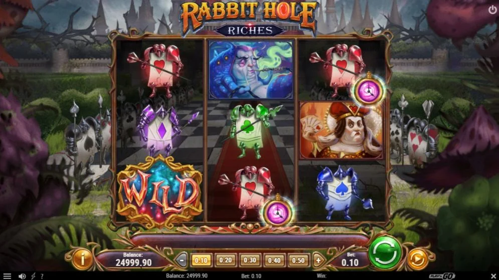 Rabbit Hole Riches Gameplay